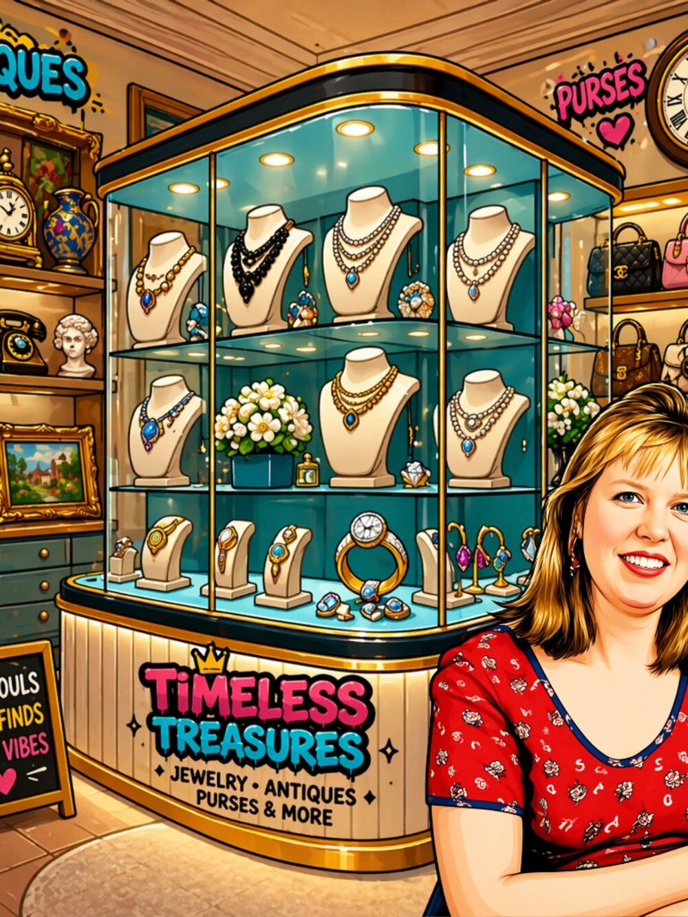 @louisephilipp  23rd Sat. 10:29am Live Show - Bags, Jewelry, Gemstones, Antiques